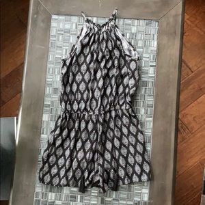 Patterned romper